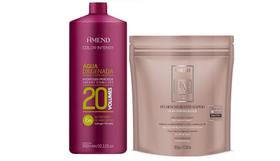 Amend Color Intensy OX 20 Volumes 950 ml + Luxe Creations Blond Care Pó Descolorante Rápido 300 gr