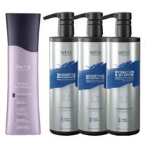 Amend Cond Pós Progressiva 250ml + Wess Kit NanoSelagem500ml