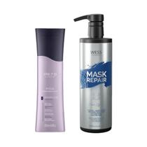 Amend Cond Pós Progressiva 250ml + Wess Mask Repair 500ml