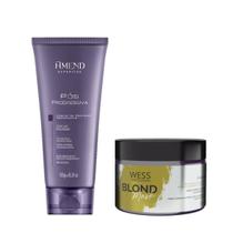 Amend Creme Pós Progressiva 180g + Wess Mask Blond 200ml Amend Creme Pós Progressiva 180g + Wess Mask Blond 200ml