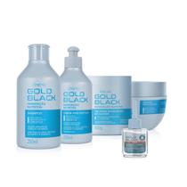 Amend Gold Black Hidratação Nutritiva Sh 250ml + Masc 250ml + Cpp 250ml + Gelatina 500ml + Óleo 30ml