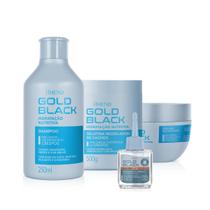 Amend Gold Black Hidratação Nutritiva Sh 250ml + Masc 250ml + Gelatina 500ml + Óleo 30ml
