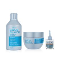 Amend Gold Black Hidratação Nutritiva Sh 250ml + Masc 250ml + Óleo 30ml Amend Gold Black Hidratação Nutritiva Sh 250ml + Masc 250ml + Óleo 30ml