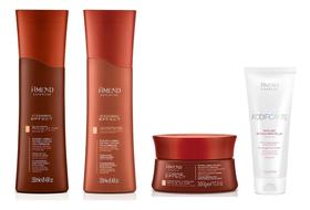 Amend Kit Cobre Effect Shampoo + Condicionador + Máscara + Acidificante 250g