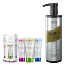 Amend Kit Fica a Dica - 3 prod. + Wess Cond. Blond 500ml