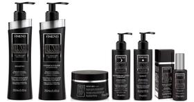 Amend Luxe Creations Extreme Repair Shampoo e Cond e Máscara e Reconst Overnight e Leave-in e Óleo
