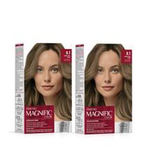 Amend Magnific Color 8.1 Louro Cinza Claro - 2 Unidades