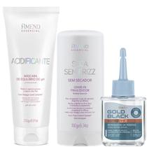 Amend Máscara Acidificante+Leave-in Seca S/Frizz+Rep Pontas