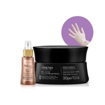 Amend Mascara Matizadora Black Illuminated + Millenar Oil Monói 60ml + Luva