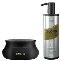 Amend Mask Óleos Indianos 300g + Wess Cond. Blond 500ml