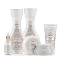 Amend Millenar Óleos Marroquinos Sh 300ml + Cond 300ml + Masc 300ml + Balm Selante + Óleo Elixir Amend Millenar Óleos Marroquinos Sh 300ml + Cond 300ml + Masc 300ml + Balm Selante + Óleo Elixir