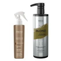 Amend Queratina Repair 140ml + Wess Shampoo Blond 500ml