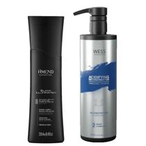 Amend Sh Black Illuminated 250ml + Wess Nano Passo 2 - 500ml