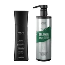 Amend Sh Black Illuminated 250ml + Wess Shampoo Balance500ml