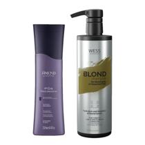 Amend Sh Pós Progressiva 250ml + Wess Shampoo Blond 500ml