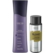 Amend Sh Pós Progressiva 250ml + Wess Shampoo Blond250ml