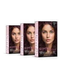 Amend Supéria Tonalizante 3366 Vermelho Framboesa - 3 Unidades