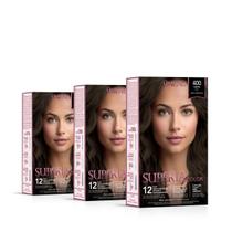 Amend Supéria Tonalizante 400 Castanho - 3 Unidades