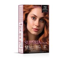 Amend Tonalizante Kit Superia Color 743 Louro Medio Acobreado