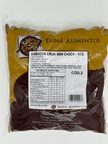 Amêndoa Crua Sem Casca Sem Glúten Low Carb Tainá 1 Kg