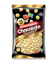 Amendoim Chocolate Branco Confeitado Doce 500gr - Kuky Amendoim Chocolate Branco Confeitado Doce 500gr - Kuky