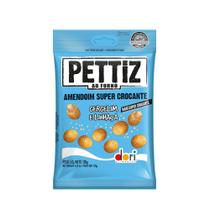 Amendoim Crocante Com Gergelim e Linhaça Pettiz 120g