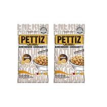 Amendoim Crocante Natural Pettiz 2 Pacotes de 50g cada