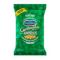 Amendoim Grelhaditos Salgado Sem Pele 400g Santa Helena