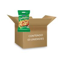 Amendoim Grelhaditos Torrado e Salgado sem Pele 3 Pacotes de 200g Amendoim Grelhaditos Torrado e Salgado sem Pele 3 Pacotes de 200g
