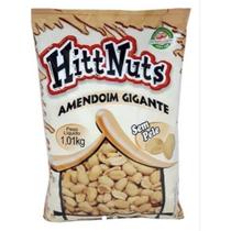 Amendoim HittNuts Gigante Sem Pele Pacote 1kg - Amenbra