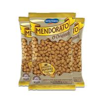 Amendoim Japonês Dourado Mendorato 3 pacotes de 200g