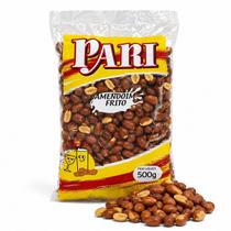 AMENDOIM PARI 500g FRITO COM PELE CROCANTE SALGADO