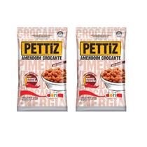 Amendoim Salgado Sabor Pimenta Kit com 2 Pacotes de 1kg