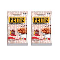 Amendoim Salgado Sabor Pimenta Kit com 2 Pacotes de 1kg