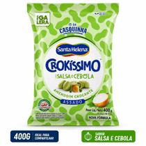 AMENDOIM SANTA HELENA CROKISSIMO 400g SALSA E CEBOLA AMENDOIM SANTA HELENA CROKISSIMO 400g SALSA E CEBOLA