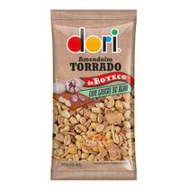 Amendoim torrado boteco lascas de alho 320g dori