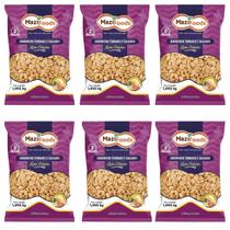 Amendoim Torrado Salgado Sem Glúten 1kg - Kit 6 Pacotes Amendoim Torrado Salgado Sem Glúten 1kg - Kit 6 Pacotes
