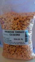 Amendoim Torrado Sem Pele e Sem Sal 1kg