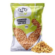 Amendoim Torrado Sem Sal 500g - P&P