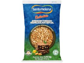 Amendoim Torrado sem Sal sem Pele Santa Helena - Culinária 1,05kg