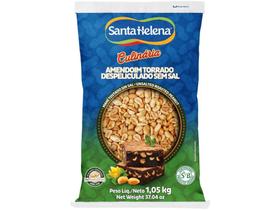 Amendoim Torrado sem Sal sem Pele Santa Helena - Culinária 1,05kg Amendoim Torrado sem Sal sem Pele Santa Helena - Culinária 1,05kg