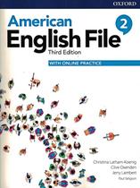 American english file 2 sb with online practice - 3rd ed - OXFORD UNIVERSITY