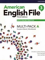 American english file 3a sb/wb multi-pack with online practice - 3rd ed - OXFORD UNIVERSITY