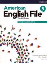 American english file 5 sb with online practice - 3rd ed. - OXFORD UNIVERSITY