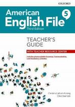 American english file 5 teachers guide with teacher resource center - 3rd ed. - OXFORD TB & CD ESPECIAL