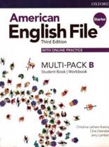 American english file starter b multipack wonline practice 3rd ed