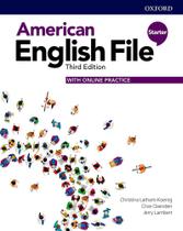 American english file starter - student book with online practice - 3rd - OXFORD