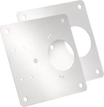 Amerock Pack de 2 Placas de Reparación para Bisagras de Gabinete de Acero con Tornillos Amerock Pack de 2 Placas de Reparación para Bisagras de Gabinete de Acero con Tornillos