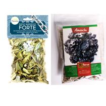 Amescla Resina Breu Branco Defumador Defumação Banho Descarrego Forte Ervas Kit