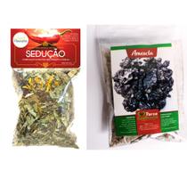 Amescla Resina Defumador Espiritual Defumação Breu Branco Banho de Sedução Kit